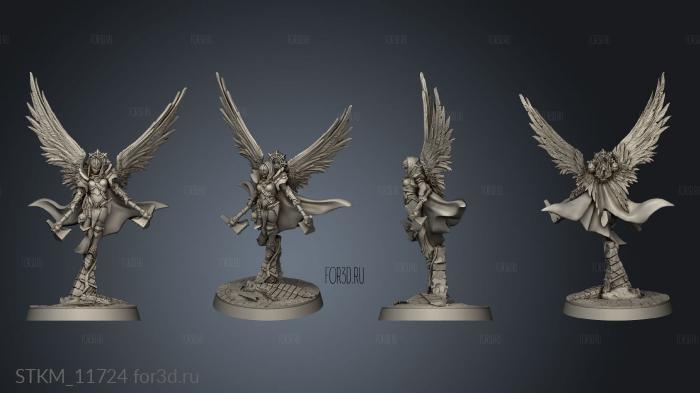 City Angels Troops Smite Angel stl model for CNC