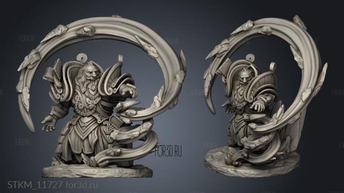 Clan Geomancers Male Geomancer stl model for CNC