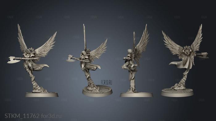 City Angels Troops Smite Angel stl model for CNC