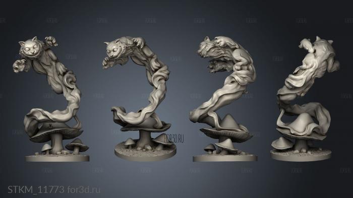 Alice in Nightmareland the Wishmaster Cat stl model for CNC