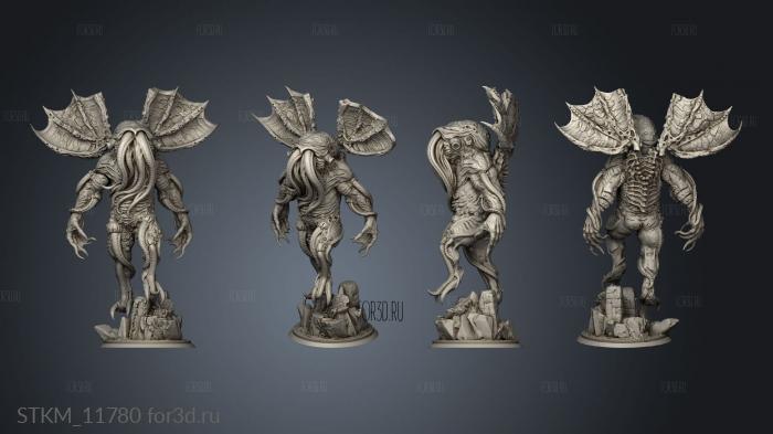 Fevrier CTHULHU stl model for CNC