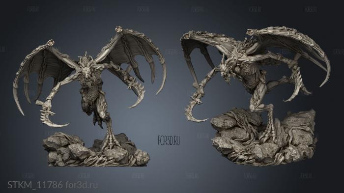 Bane Demon stl model for CNC