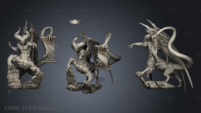 Dance the Vampires Archatreon in Monster Form stl model for CNC