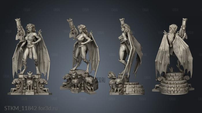 Demona gargoyle 3d stl модель для ЧПУ