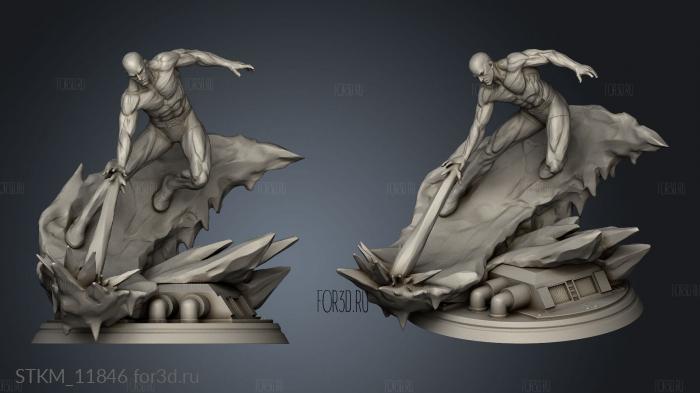 Iceman Icepower stl model for CNC