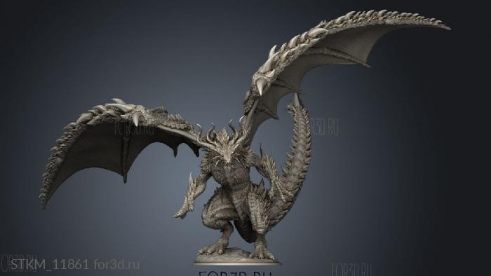 Bahamut stl model for CNC