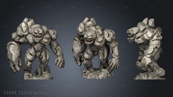 Heroes Beasts As Creators Earth Elemental stl model for CNC