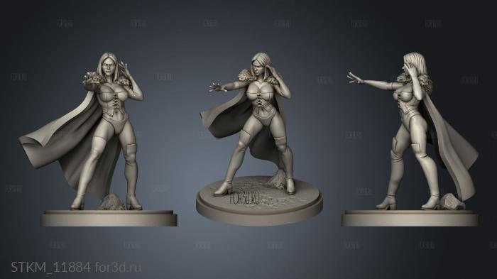 Emma Frost Stepford Momma SM stl model for CNC