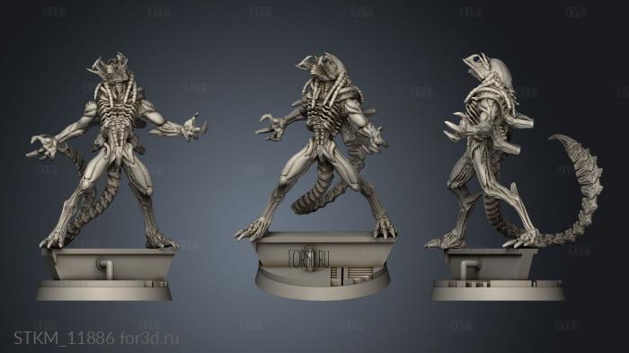 Aliens solo GIGERIAN SKULL HUNTER HYBRID stl model for CNC