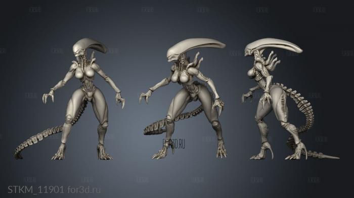 Aliens vs Skull Hunters GIGERIAN BROOD SUCCUBUS stl model for CNC