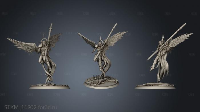 Angels the Empyrean Host stl model for CNC