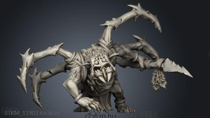 forest goblin chief stl model for CNC