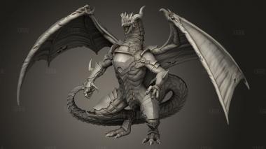 Балаур 3d stl модель для ЧПУ