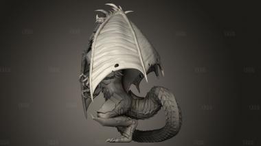 Балаур 3d stl модель для ЧПУ