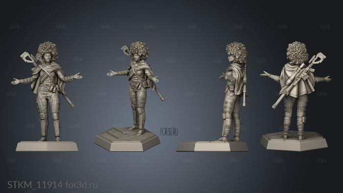 Characters Bargaining Bountyhunter stl model for CNC