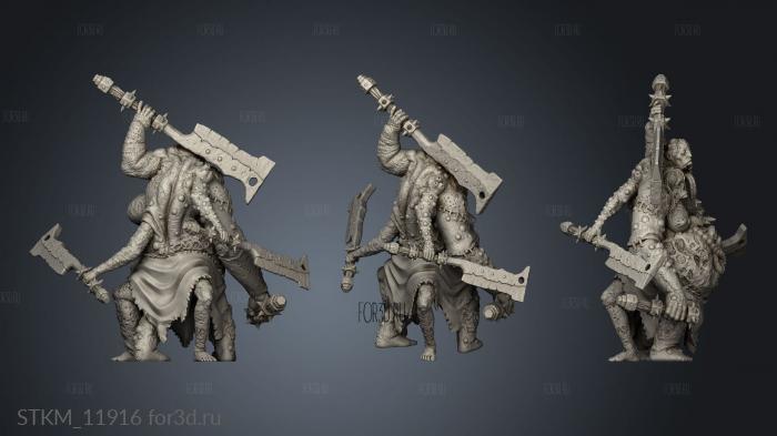 Aug Deathknight Stitched Abominations Female stl model for CNC