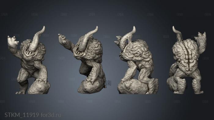 Brain Dog stl model for CNC