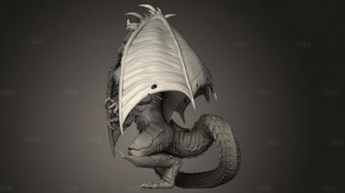 Балаур Раскололся 3d stl модель для ЧПУ
