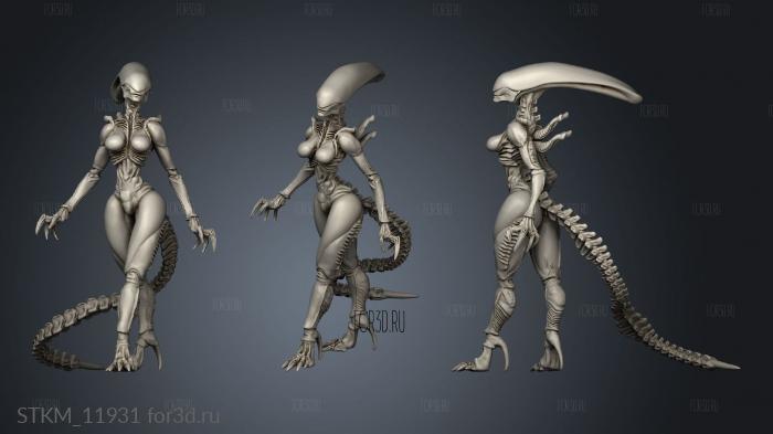 Aliens vs Skull Hunters GIGERIAN BROOD SUCCUBUS stl model for CNC