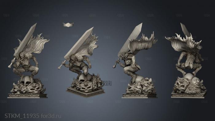 BERSERK GUTS 3d stl модель для ЧПУ