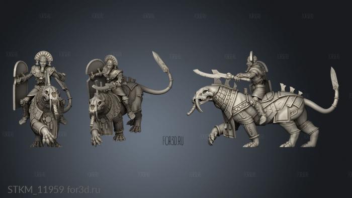 Archive Beast Riders Sergeant stl model for CNC