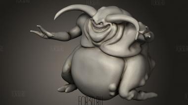 Нургл 3d stl модель для ЧПУ