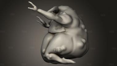 Нургл 3d stl модель для ЧПУ