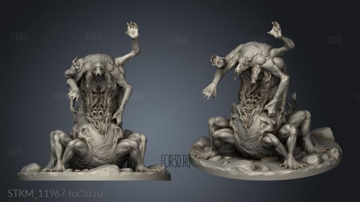 Madness Monster stl model for CNC