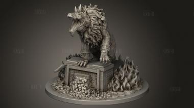 Древний Египет Аммит 3d stl модель для ЧПУ