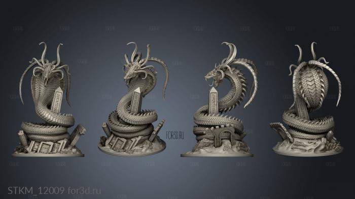 Ancient Egypt Apophis stl model for CNC