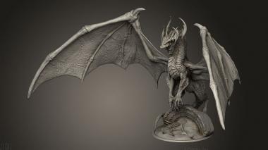 Древний Зеленый Дракон-Друид 3d stl модель для ЧПУ