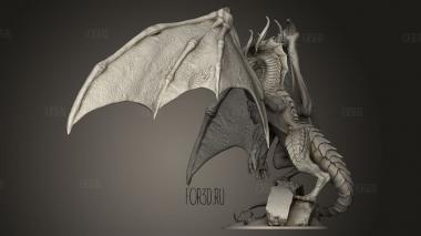Древний Зеленый Дракон-Друид 3d stl модель для ЧПУ