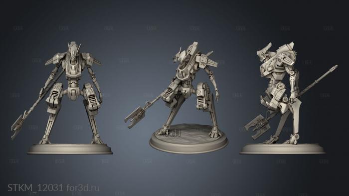 Scout Melee Mech Cheetah stl model for CNC