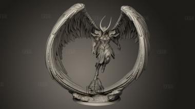 Истребитель ангелов в одиночестве 3d stl модель для ЧПУ