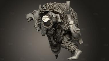 Крыса-шиноби 3d stl модель для ЧПУ