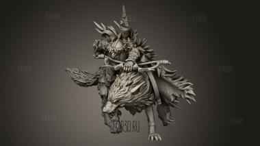 Гоблин-волкодав 3d stl модель для ЧПУ