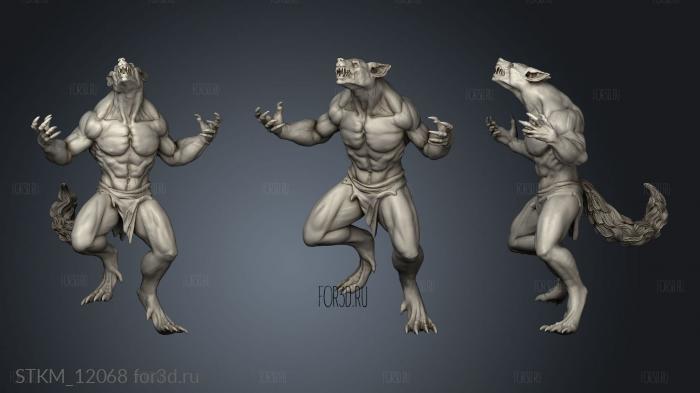 Children the Night werewolf stl model for CNC