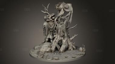 Лесной Древесный Дух 3d stl модель для ЧПУ