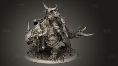 Крепление для холостого хода с Двойным Топором Araki 3d stl модель для ЧПУ