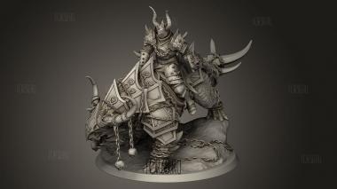 Холостой Конь с Мечом Араки 3d stl модель для ЧПУ