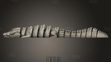Сочлененный Гигантский Крокодильий РОТ,ГИГАНТСКИЙ КРОКОДИЛЬИЙ ХВОСТ 3d stl модель для ЧПУ