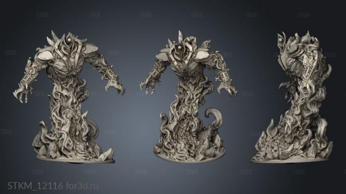 City Portals Adorned Fire Elemental FNAC stl model for CNC