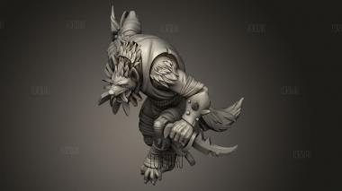 Оборотни Кровавых Полей Были Гиеной Ша Гноллом 3d stl модель для ЧПУ