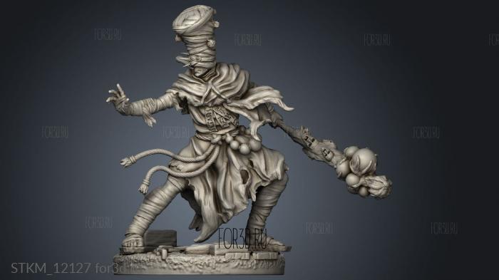 cauldron keep Lone Heroes Monk stl model for CNC