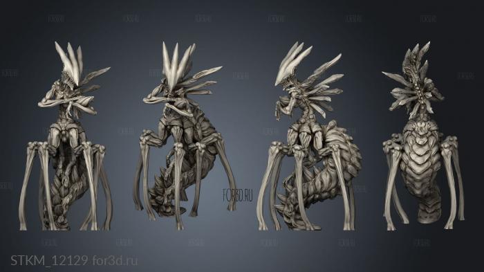 Creatures from behind the veil Void Hunter Queen 3d stl модель для ЧПУ