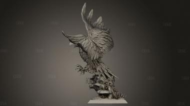 Атакующий Гигантский Орел 3d stl модель для ЧПУ