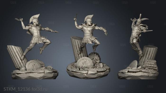 Assassins Creed Odyssey Custom stl model for CNC