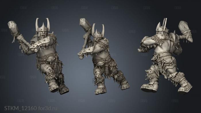 Thug OGRES Ogre stl model for CNC