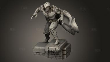 Лунный Рыцарь Полумесяца Лунатик мк 3d stl модель для ЧПУ