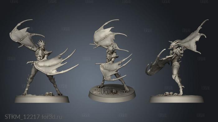 Dance the Vampires Werebat stl model for CNC